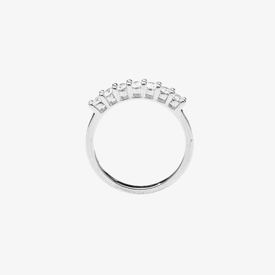 Shared Prong Layering Ring 0.22 CT