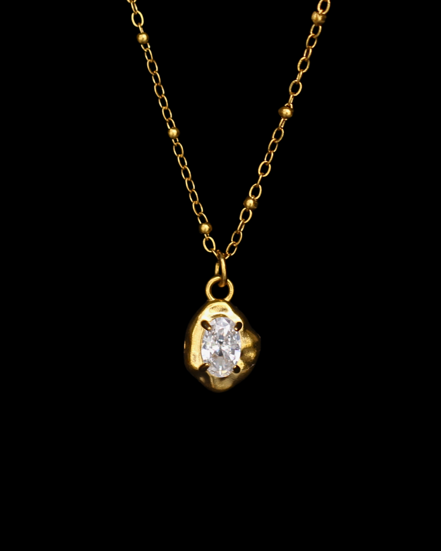 Molten Teardrop Necklace