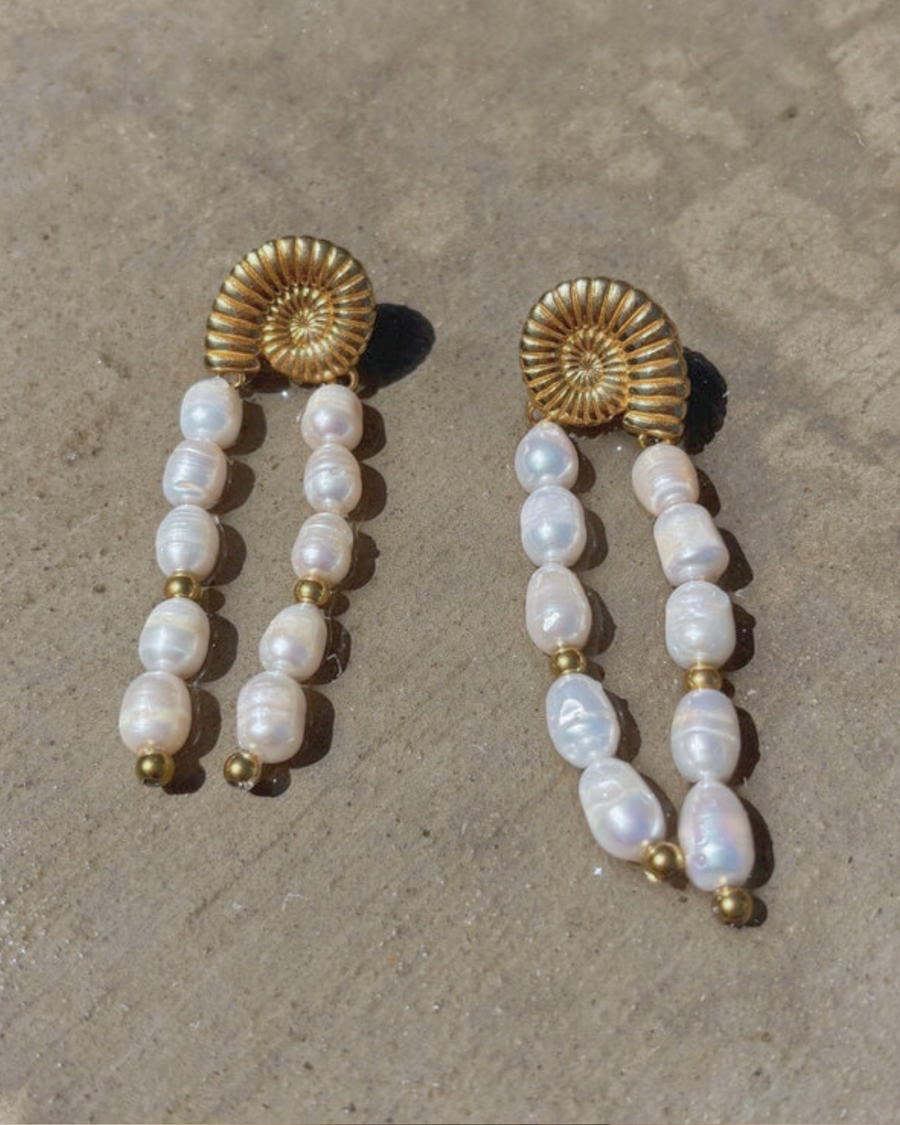 Ursula Pearl Drop Earrings