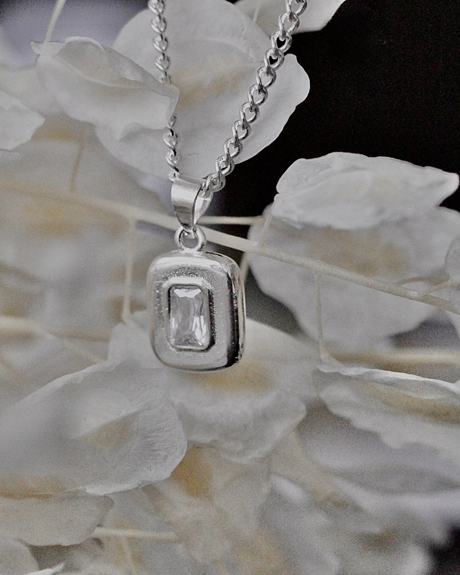 Sofie Emerald Cut Pendant