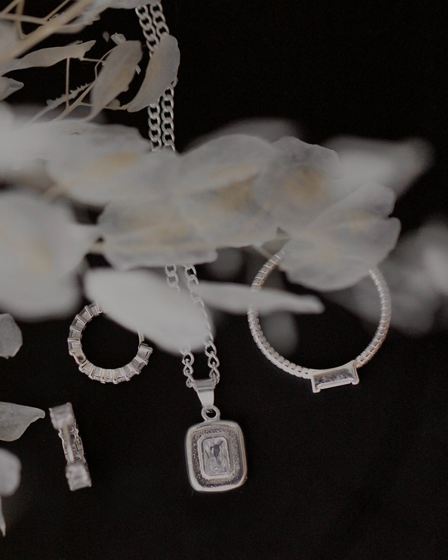 Sofie Emerald Cut Pendant