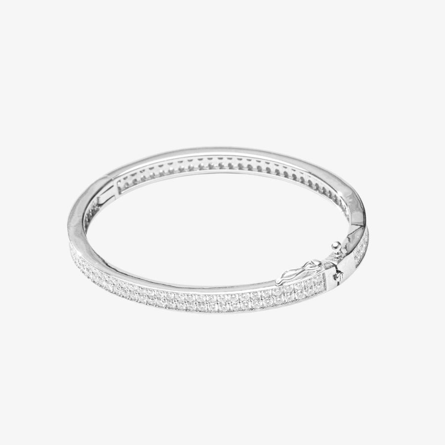 Moissanite Diamond Cuff Bracelet