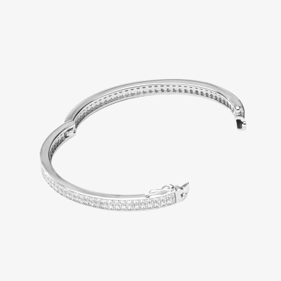 Moissanite Diamond Cuff Bracelet