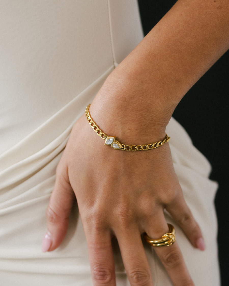 Marquise Cluster Diamond Chain