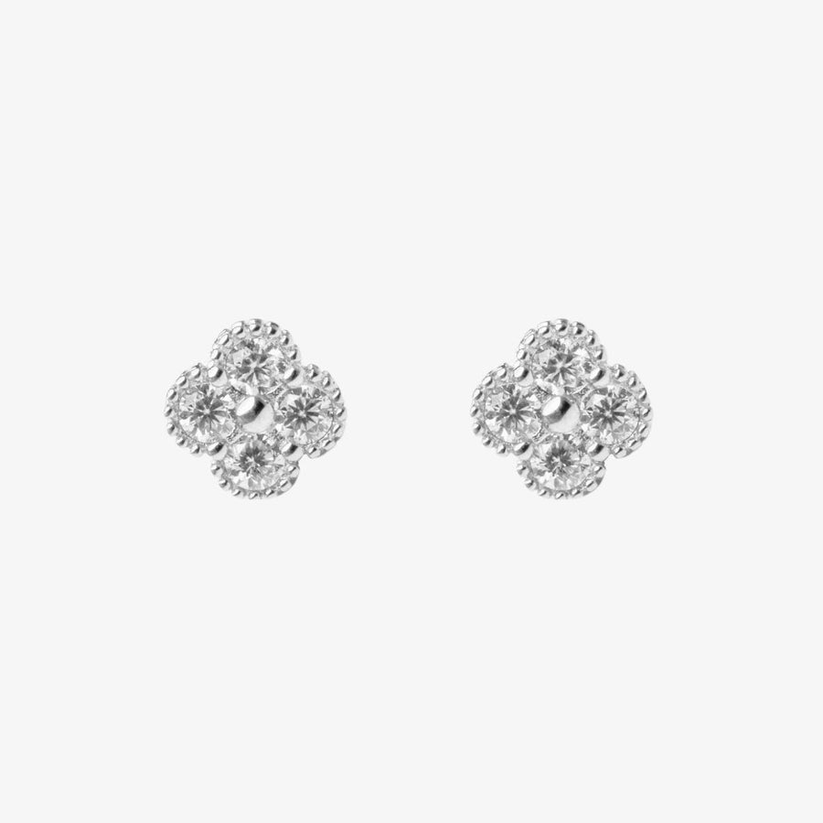 Motif Moissanite Stud Earrings