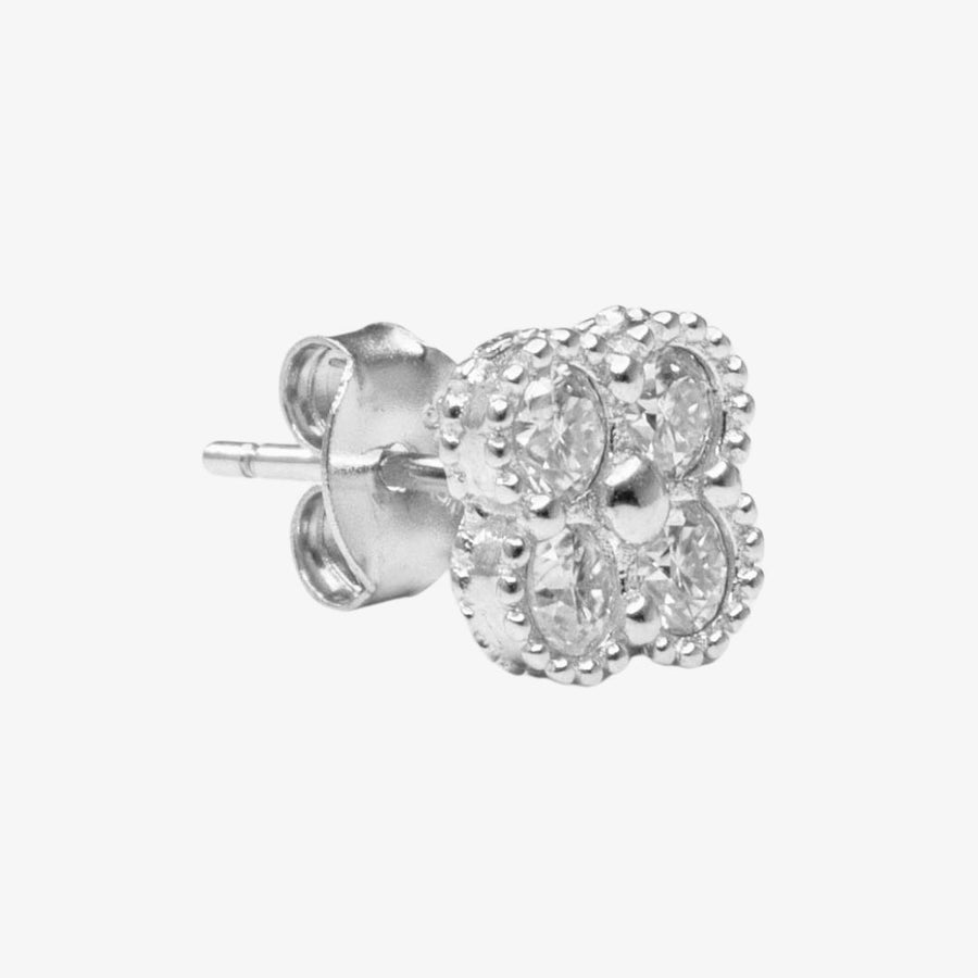 Motif Moissanite Stud Earrings