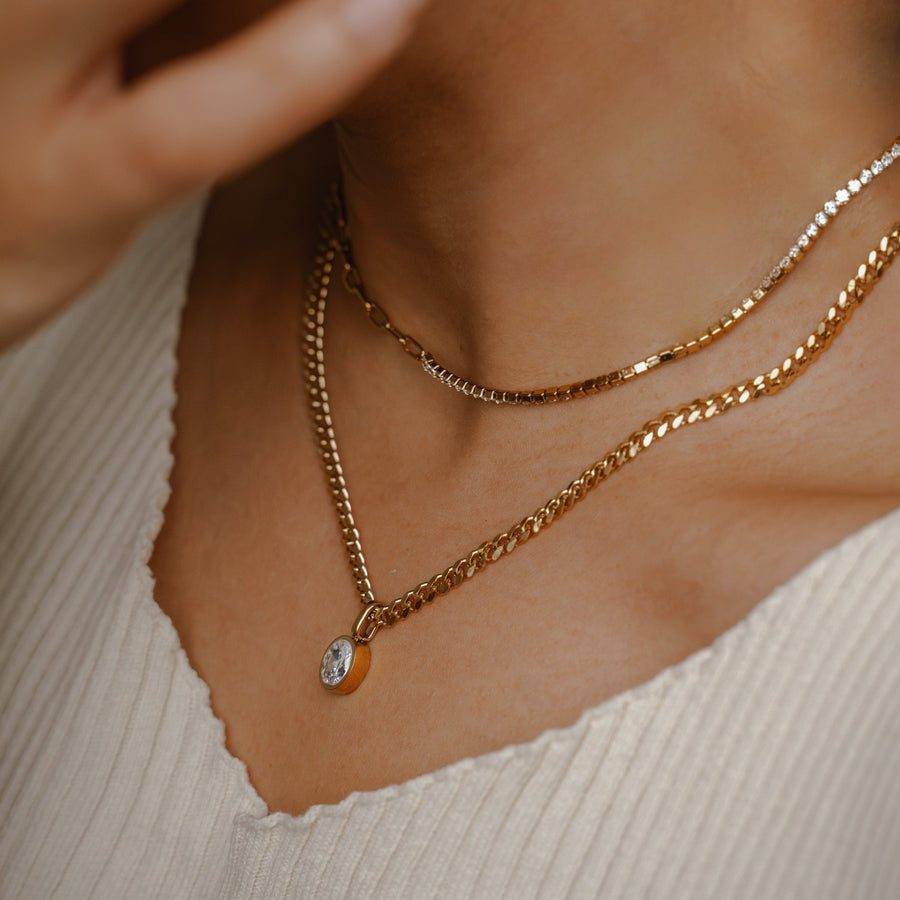Alexandra Solitaire Necklace