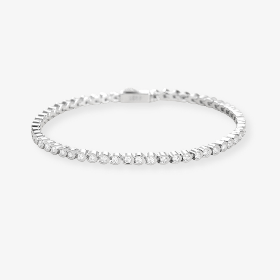 Moissanite Pavé Tennis Bracelet