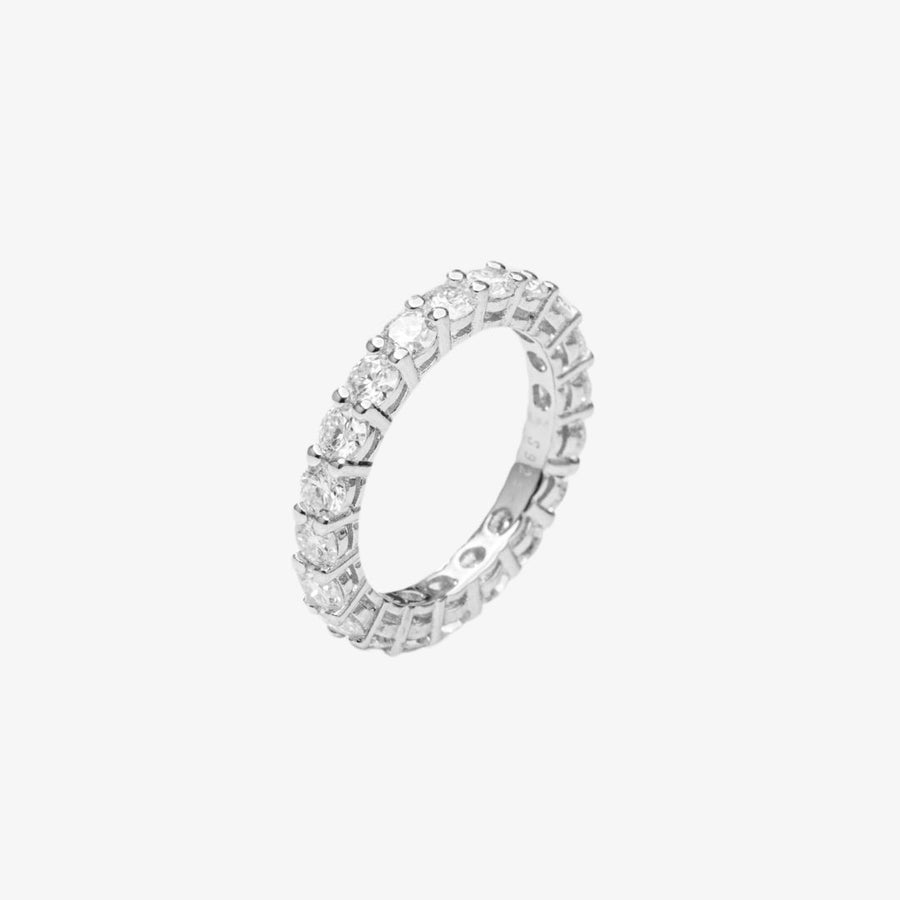 3mm Moissanite Eternity Band