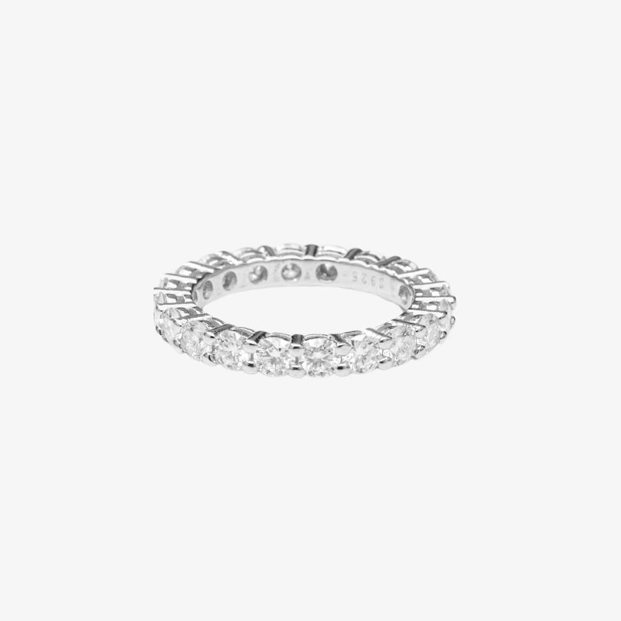 3mm Moissanite Eternity Band