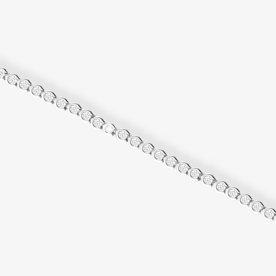 Moissanite Pavé Tennis Bracelet