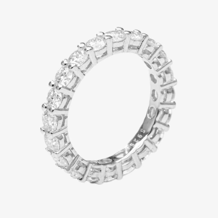 3mm Moissanite Eternity Band