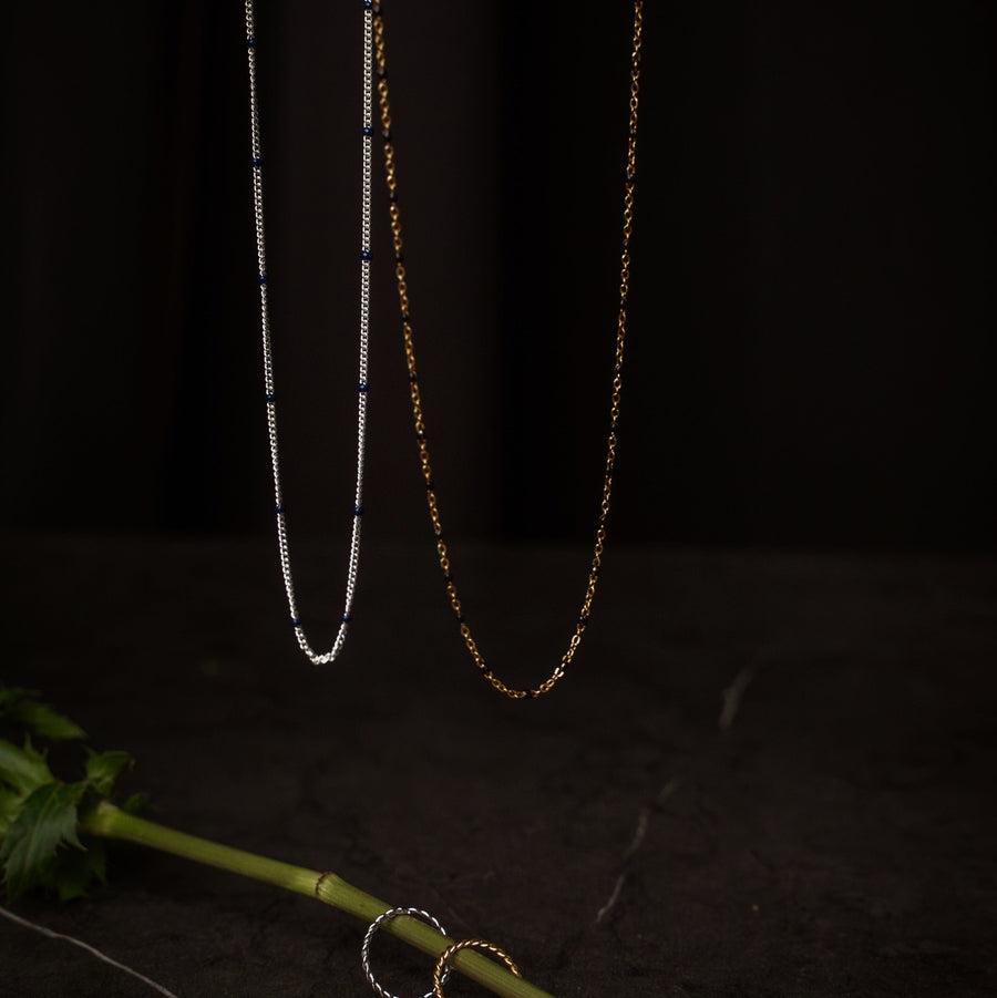 Lapis Lazuli Chain Necklace