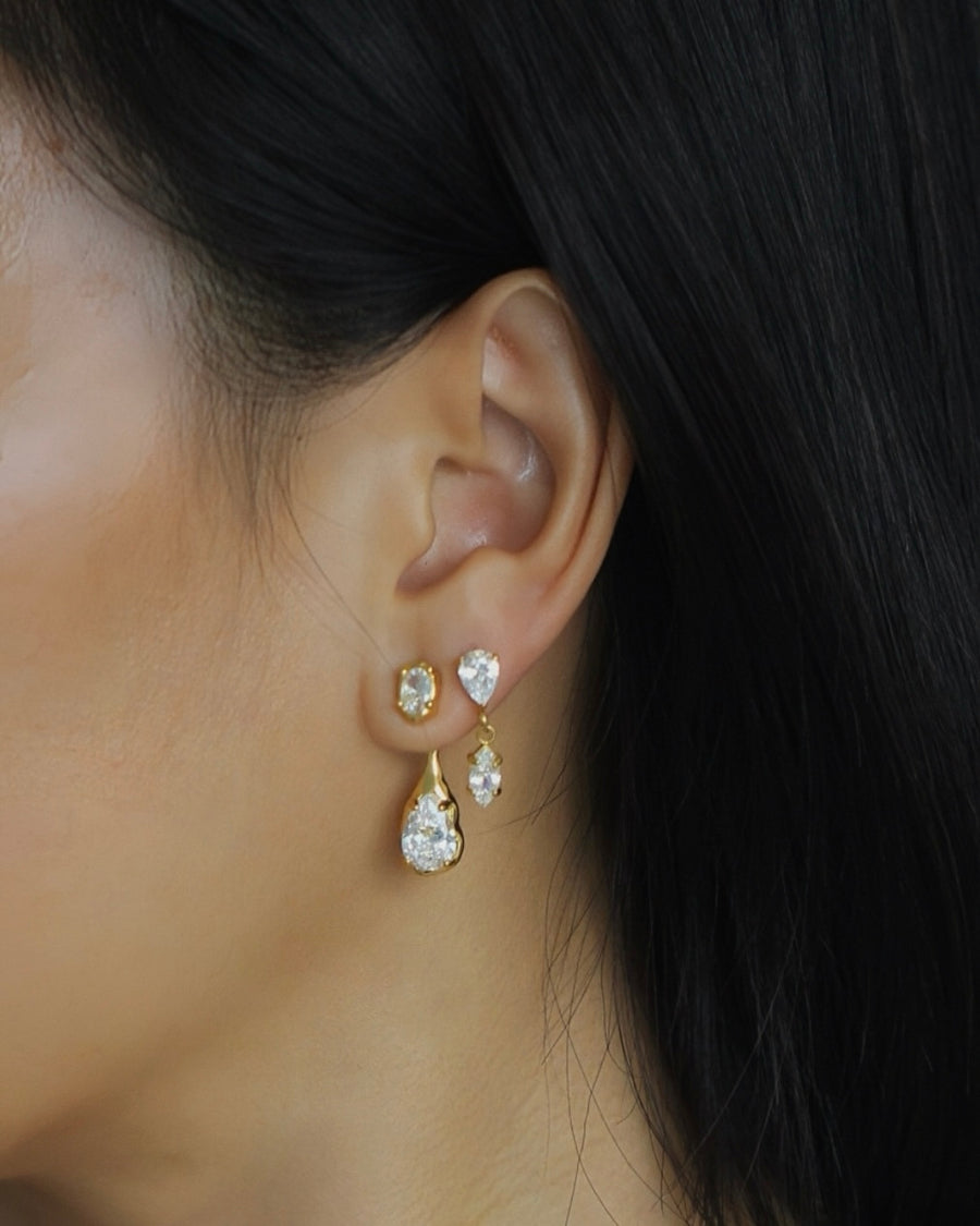 Éevon Bezel Earrings