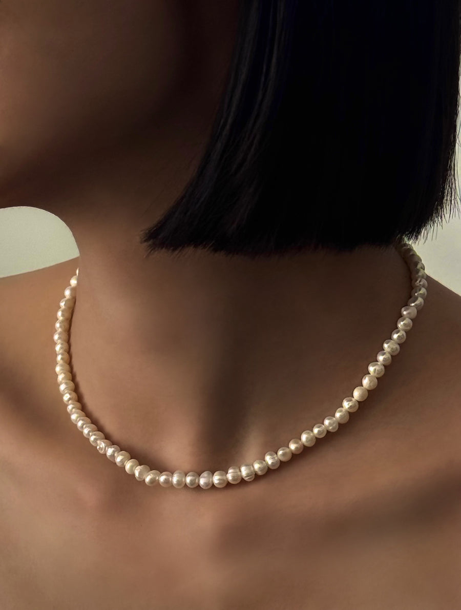 Mini Baroque Freshwater Pearl Necklace