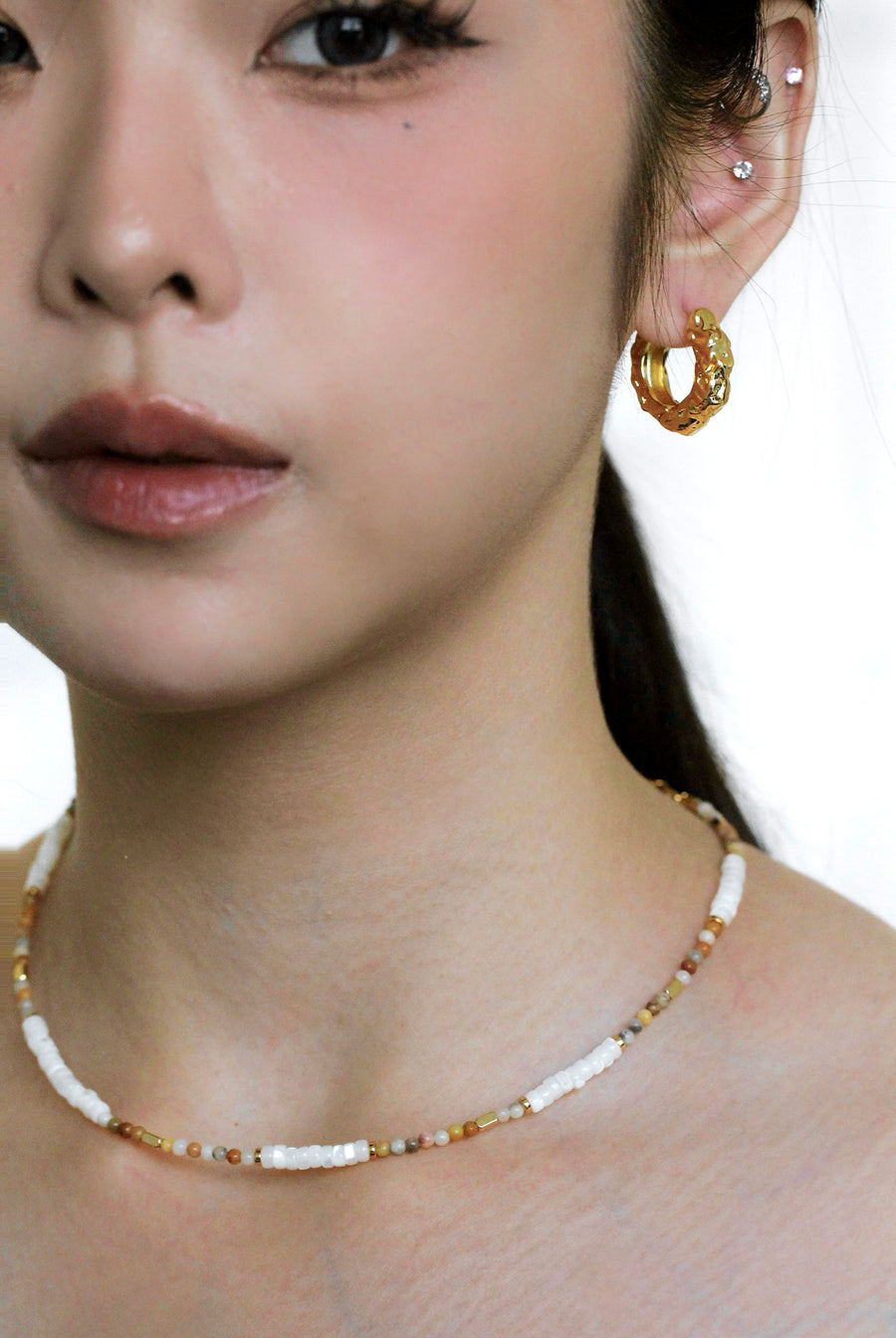 Isla Mixed Shells Choker