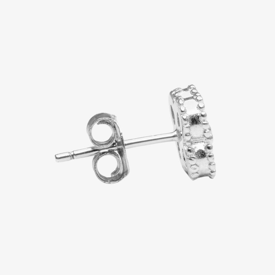 Motif Moissanite Stud Earrings