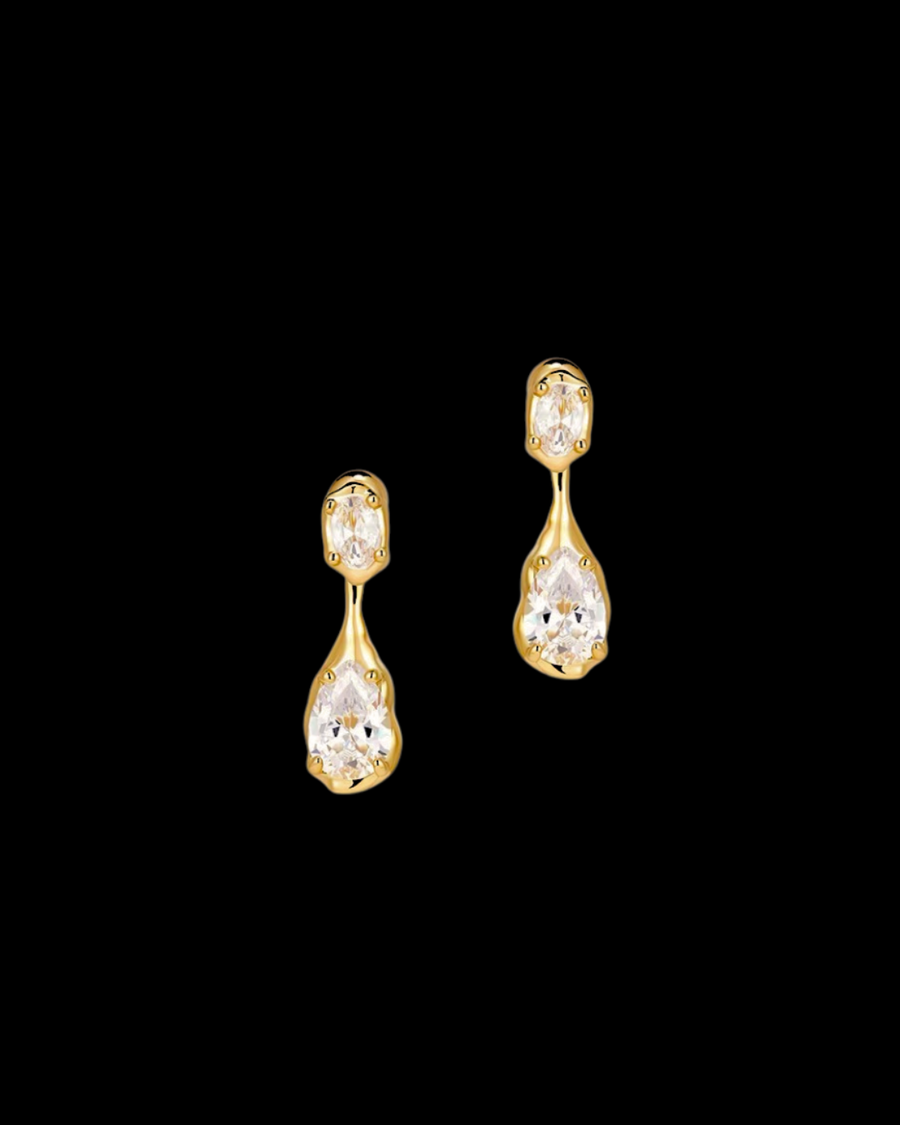Molten Teardrop Earrings
