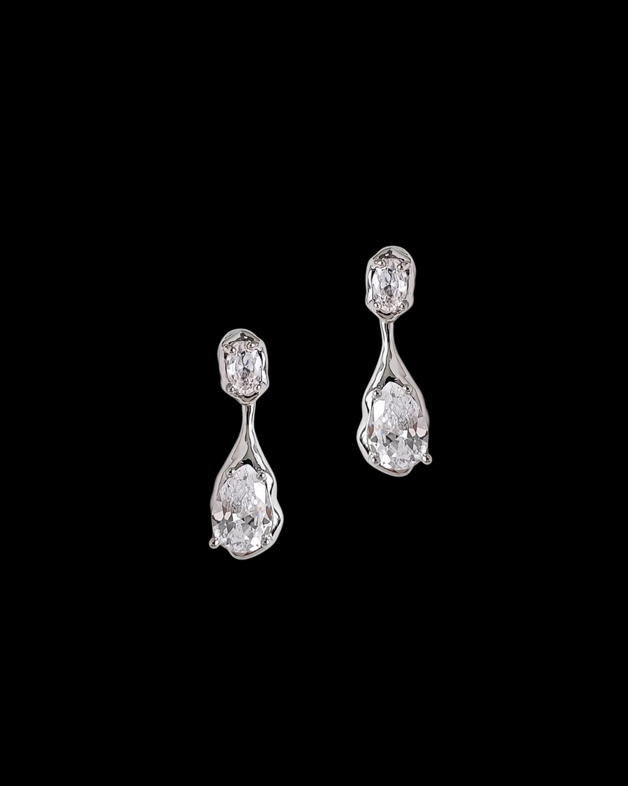 Molten Teardrop Earrings