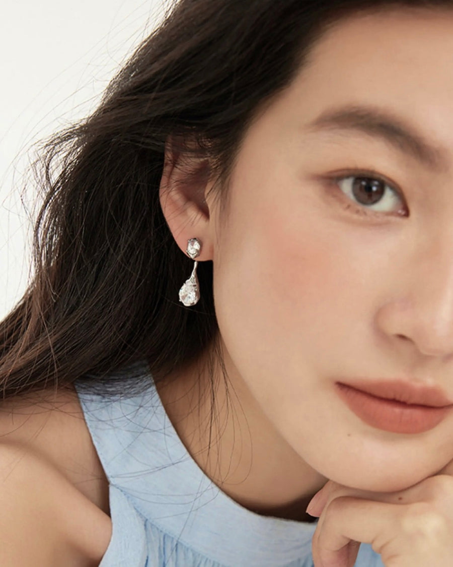 Molten Teardrop Earrings