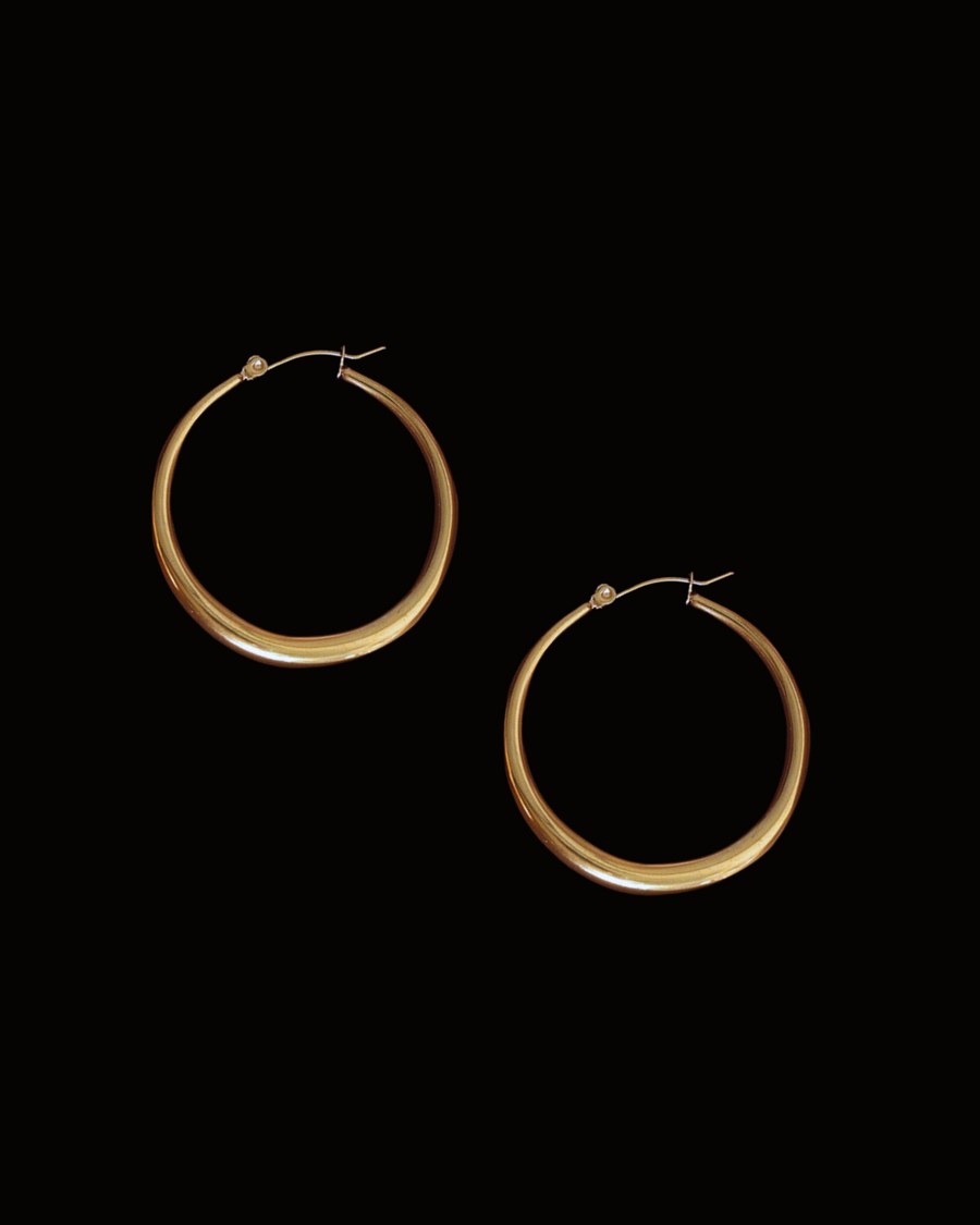 Cecil Large Hoop Earrings