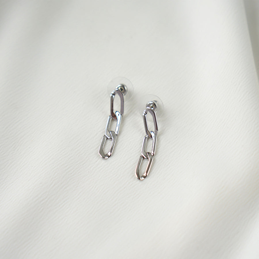 Flat Paperclips Earrings