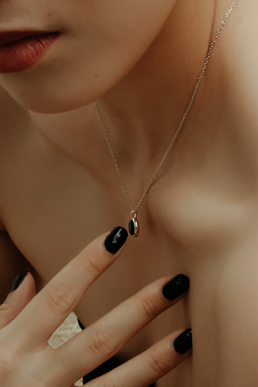 Petite Onyx Necklace