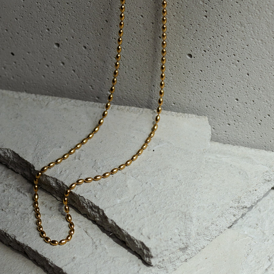 Gold Beads Necklace