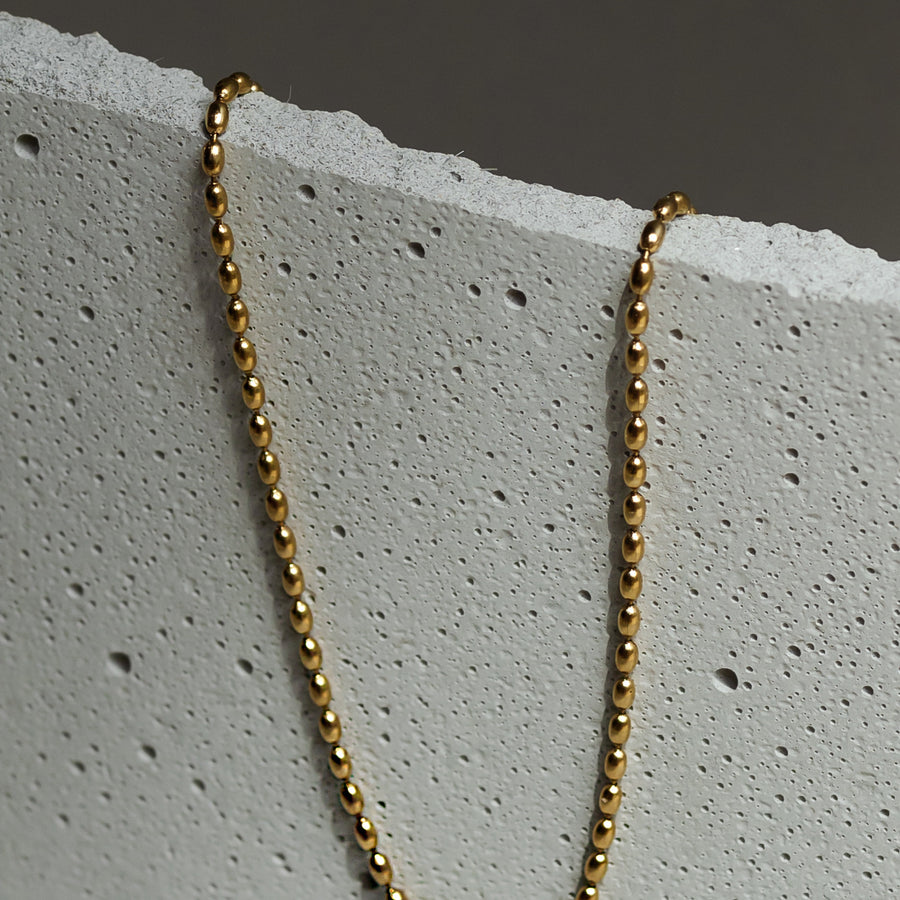 Gold Beads Necklace