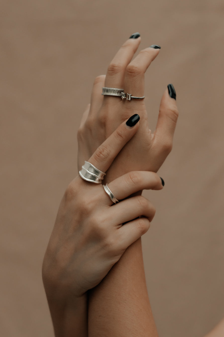 Mandy Double Matte Ring