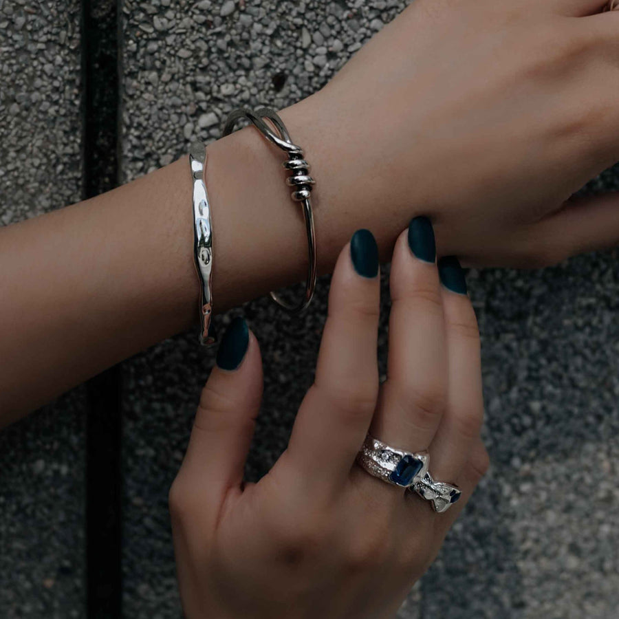 Alexa Hammered Cuff Bracelet